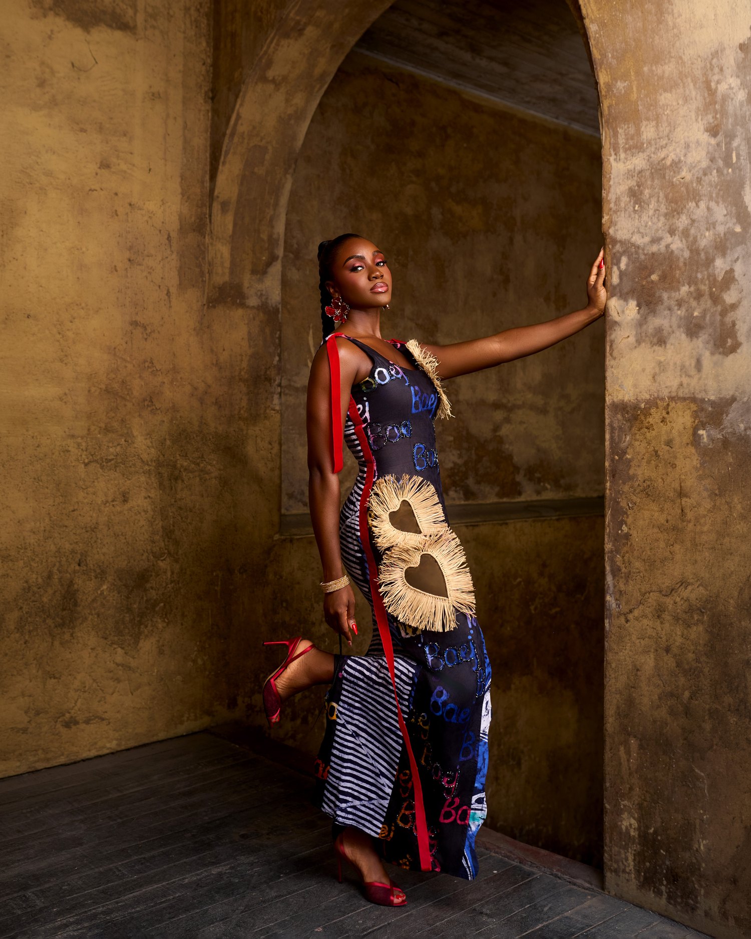 Adire Baej Dress - Image 3