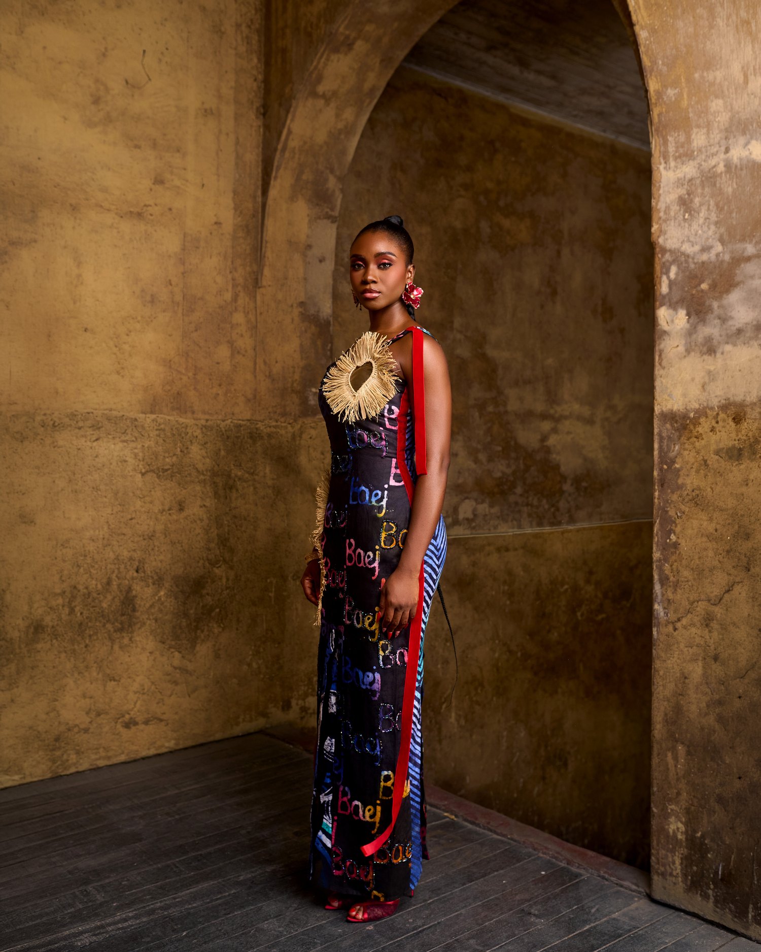 Adire Baej Dress - Image 4