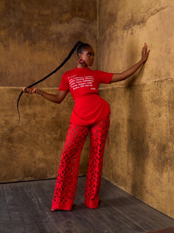 Drawstring Lazzercut Pant Set
